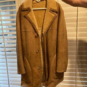 Natural Shearling Coat-size 46-L